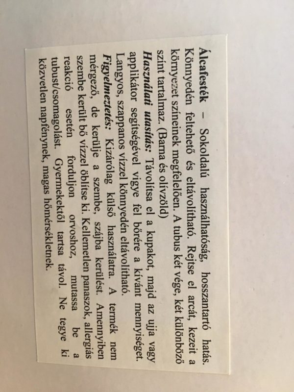 Álcafesték dupla zöld-fekete - Image 2