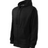 Trendy Zipper férfi kapucnis, cipzáras pulóver - Image 4