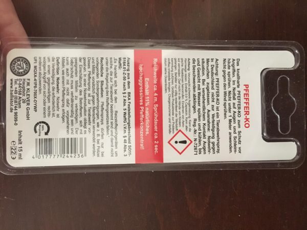 Pfeffer-KO spray 15 ml - Image 3
