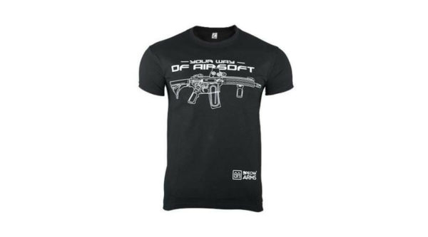 Sniper airsoft póló fekete színű Vízszintes