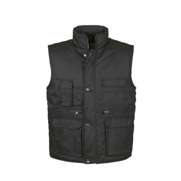 TOP VEST BASIC BÉLELT MELLÉNY, 80% POLIÉSZTER, 20% PAMUT, MULTIFUNKCIÓS ZSEBEK