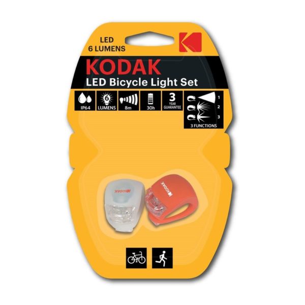 Kodak Kerékpár Lámpa Szett (6 lumen)