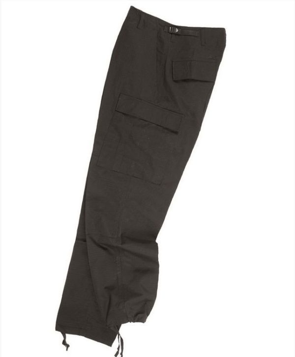 MIL-TEC BDU TAKTIKAI NADRÁG - FEKETE, Rip-stop