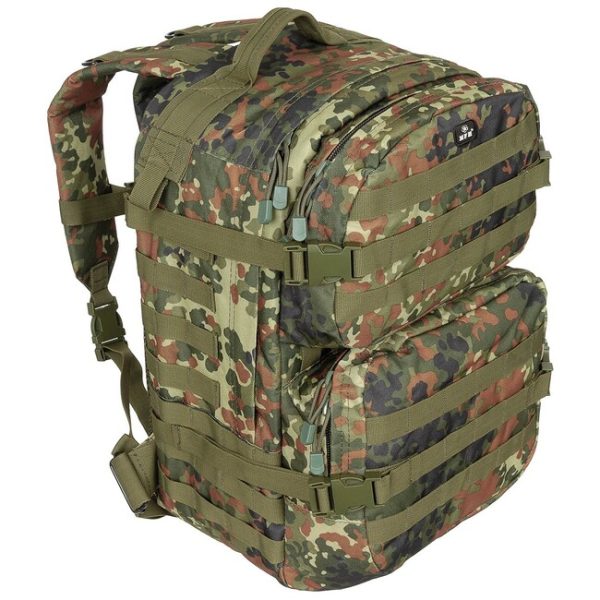 MFH HÁTIZSÁK ASSAULT II, flecktarn színű, 40 literes