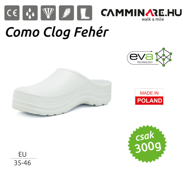 Camminare – Como Clog – EVA klumpa + talpbetét